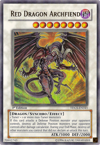 Red Dragon Archfiend [TDGS-EN041] Ultra Rare | Jomio and Rueliete's Cards and Comics