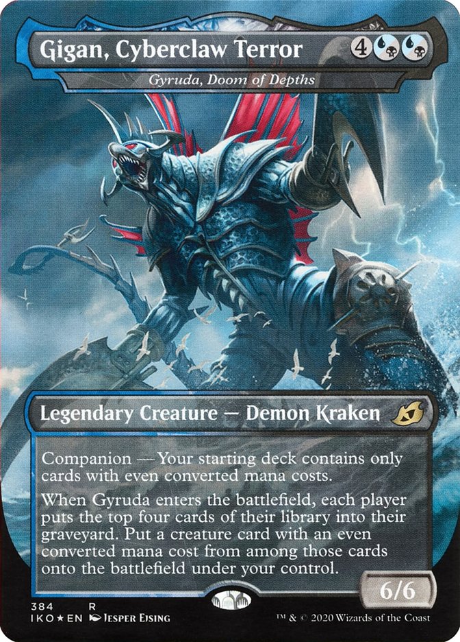 Gyruda, Doom of Depths - Gigan, Cyberclaw Terror (Godzilla Series) [Ikoria: Lair of Behemoths] | Jomio and Rueliete's Cards and Comics
