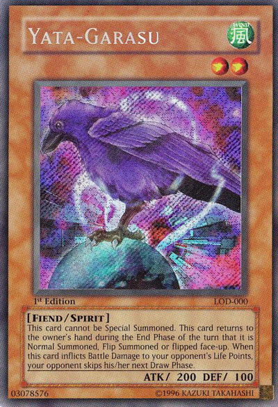 Yata-Garasu [LOD-000] Secret Rare | Jomio and Rueliete's Cards and Comics