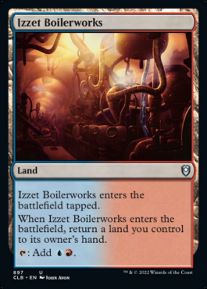 Izzet Boilerworks [Commander Legends: Battle for Baldur's Gate] | Jomio and Rueliete's Cards and Comics