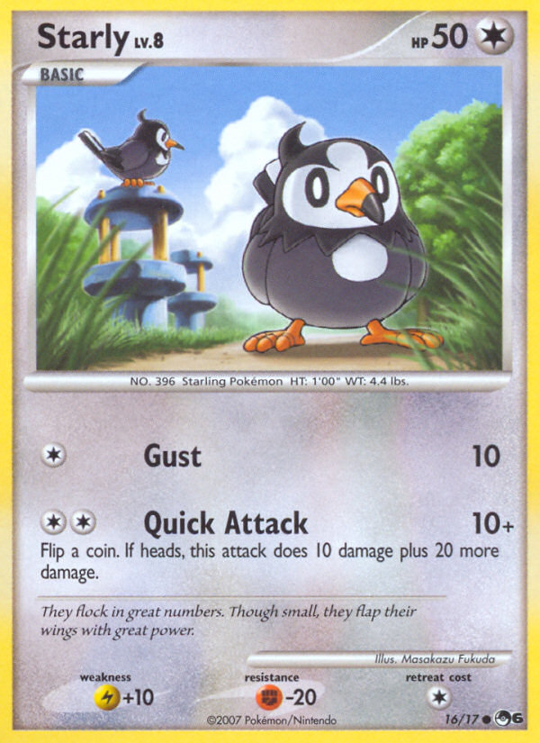 Starly (16/17) [POP Series 6] | Jomio and Rueliete's Cards and Comics