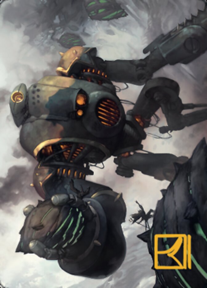 Rust Goliath Art Card (Gold-Stamped Signature) [The Brothers' War Art Series] | Jomio and Rueliete's Cards and Comics