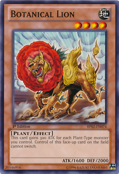 Botanical Lion [BP02-EN074] Common | Jomio and Rueliete's Cards and Comics