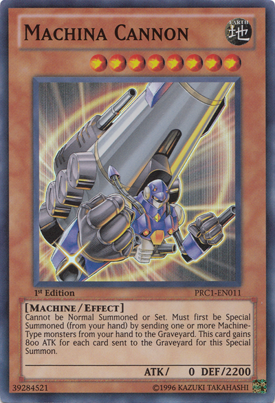 Machina Cannon [PRC1-EN011] Super Rare | Jomio and Rueliete's Cards and Comics