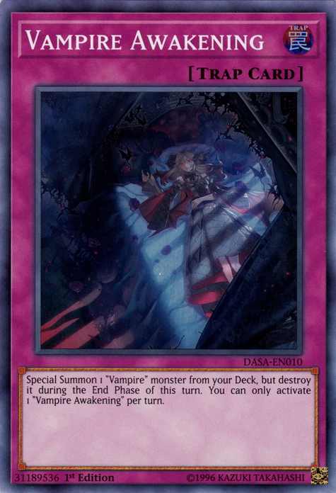 Vampire Awakening [DASA-EN010] Super Rare | Jomio and Rueliete's Cards and Comics