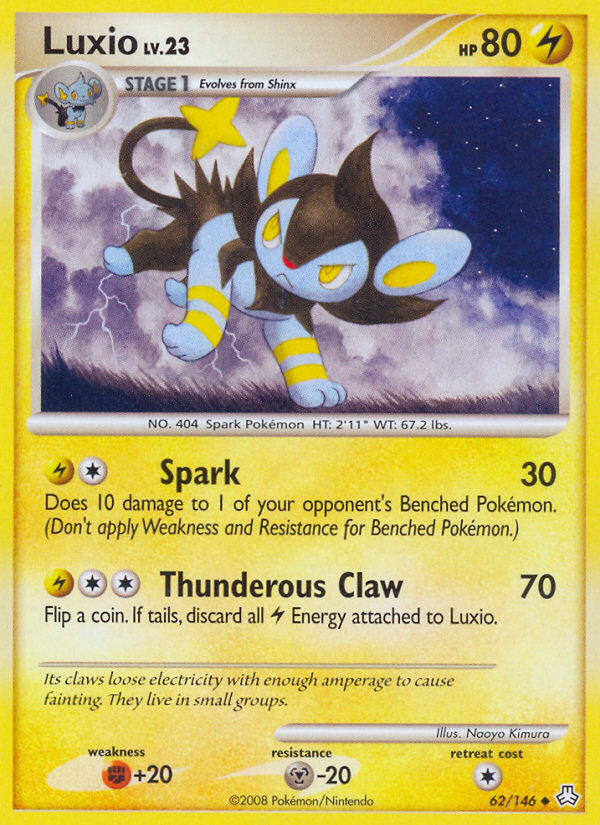 Luxio (62/146) [Diamond & Pearl: Legends Awakened] | Jomio and Rueliete's Cards and Comics