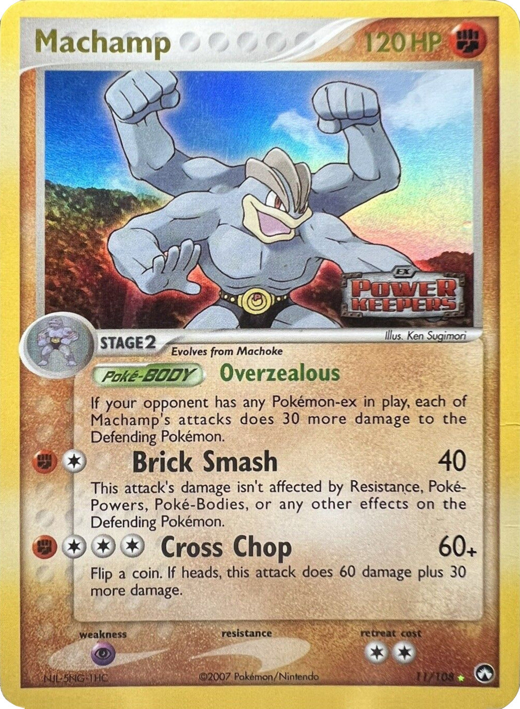 Machamp (11/108) (Stamped) [EX: Power Keepers] | Jomio and Rueliete's Cards and Comics