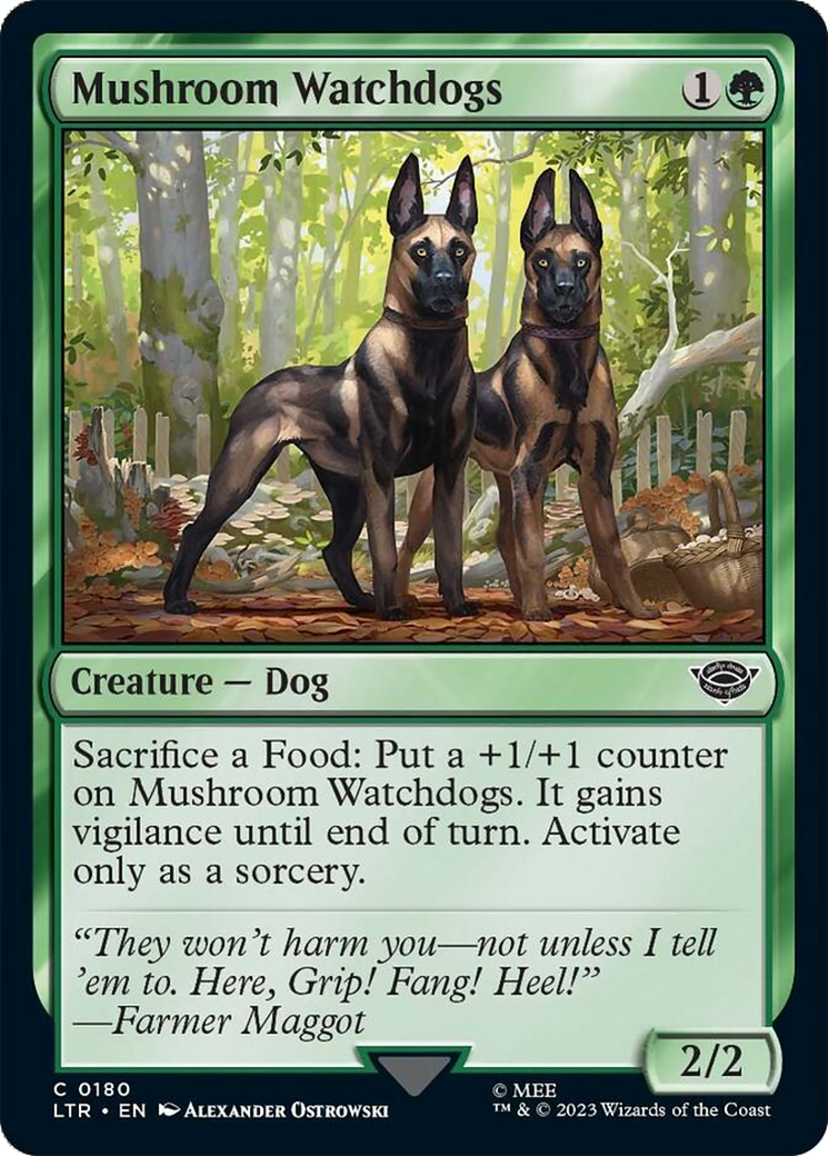 Mushroom Watchdogs [The Lord of the Rings: Tales of Middle-Earth] | Jomio and Rueliete's Cards and Comics