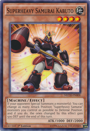 Superheavy Samurai Kabuto [NECH-EN008] Common | Jomio and Rueliete's Cards and Comics
