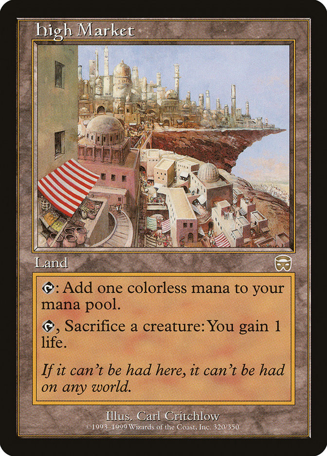 High Market [Mercadian Masques] | Jomio and Rueliete's Cards and Comics