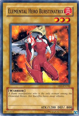 Elemental Hero Burstinatrix [DR3-EN182] Common | Jomio and Rueliete's Cards and Comics