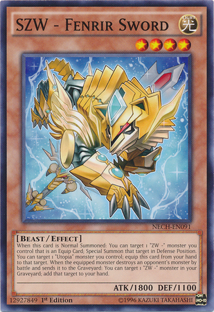 SZW - Fenrir Sword [NECH-EN091] Common | Jomio and Rueliete's Cards and Comics