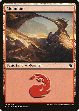 Mountain (262) [Khans of Tarkir] | Jomio and Rueliete's Cards and Comics