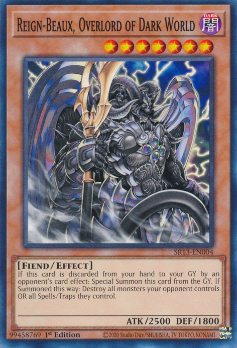 Reign-Beaux, Overlord of Dark World [SR13-EN004] Common | Jomio and Rueliete's Cards and Comics