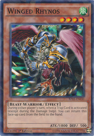 Winged Rhynos (Shatterfoil) [BP03-EN030] Shatterfoil Rare | Jomio and Rueliete's Cards and Comics