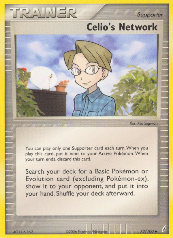Celio's Network (73/100) [EX: Crystal Guardians] | Jomio and Rueliete's Cards and Comics