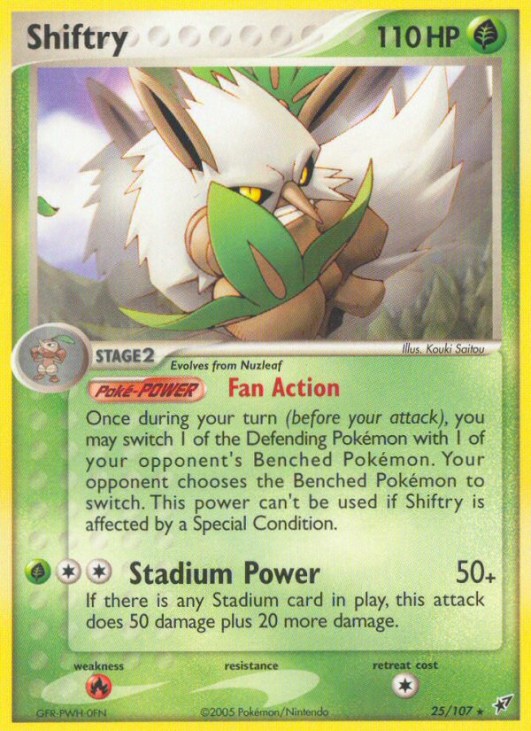 Shiftry (25/107) [EX: Deoxys] | Jomio and Rueliete's Cards and Comics