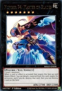 Number 74: Master of Blades [MAGO-EN058] Rare | Jomio and Rueliete's Cards and Comics