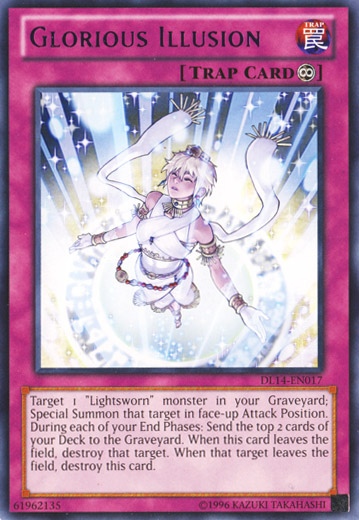 Glorious Illusion (Purple) [DL14-EN017] Rare | Jomio and Rueliete's Cards and Comics