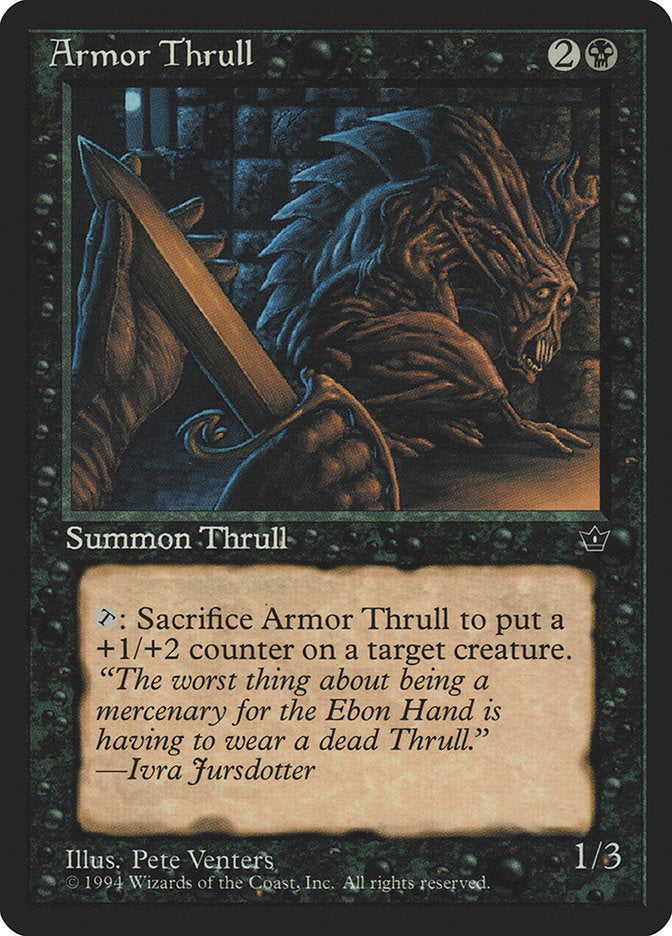 Armor Thrull (Pete Venters) [Fallen Empires] | Jomio and Rueliete's Cards and Comics