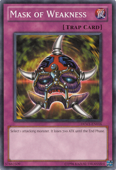 Mask of Weakness [DEM1-EN016] Common | Jomio and Rueliete's Cards and Comics