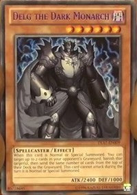Delg the Dark Monarch (Red) [DL17-EN009] Rare | Jomio and Rueliete's Cards and Comics