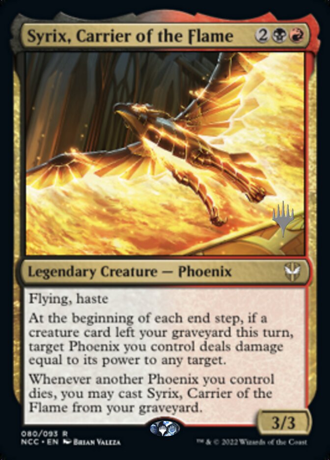 Syrix, Carrier of the Flame (Promo Pack) [Streets of New Capenna Commander Promos] | Jomio and Rueliete's Cards and Comics