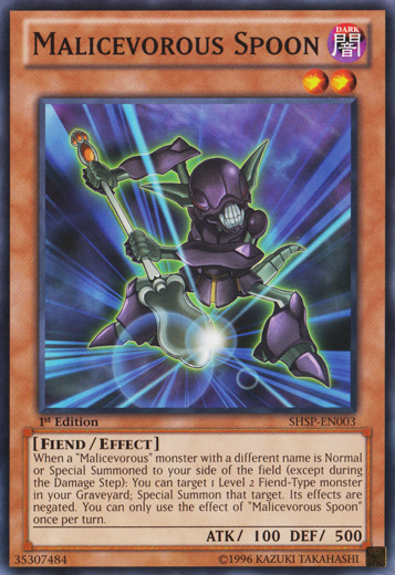 Malicevorous Spoon [SHSP-EN003] Common | Jomio and Rueliete's Cards and Comics