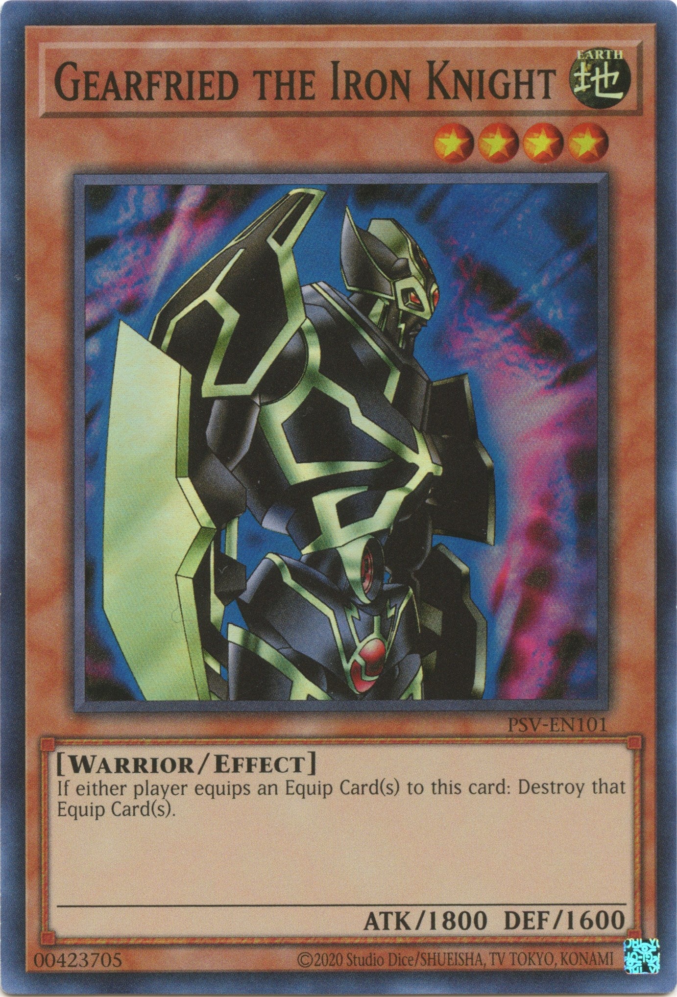 Gearfried the Iron Knight (25th Anniversary) [PSV-EN101] Super Rare | Jomio and Rueliete's Cards and Comics