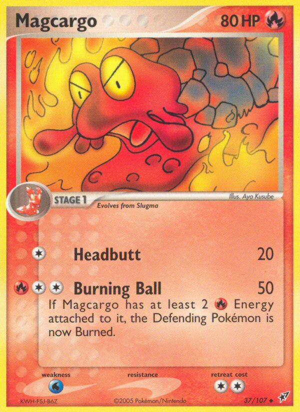 Magcargo (37/107) [EX: Deoxys] | Jomio and Rueliete's Cards and Comics