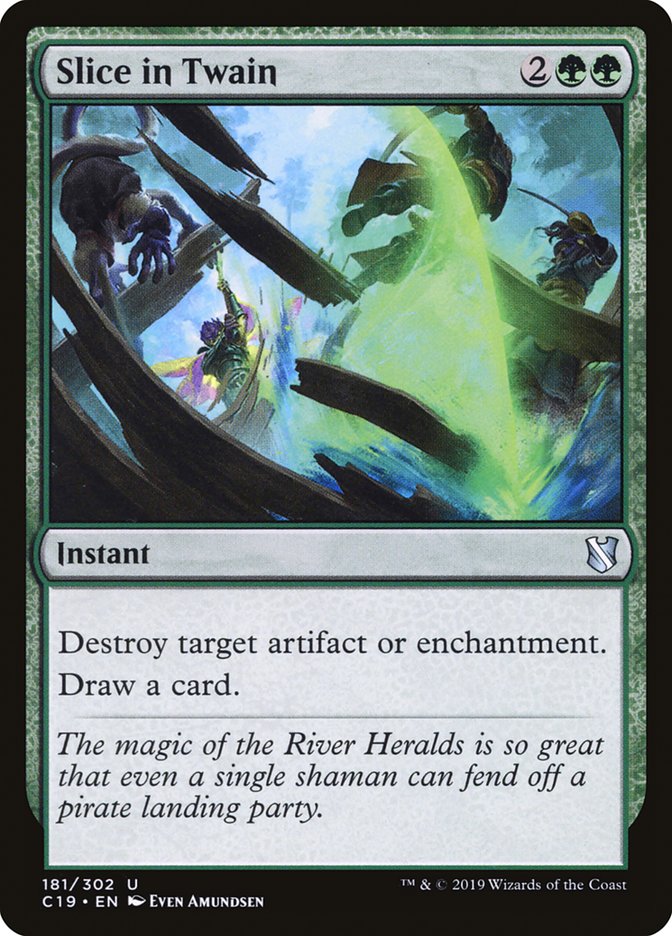 Slice in Twain [Commander 2019] | Jomio and Rueliete's Cards and Comics