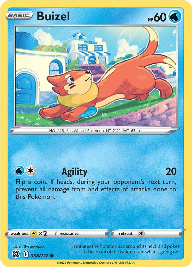 Buizel (038/172) [Sword & Shield: Brilliant Stars] | Jomio and Rueliete's Cards and Comics