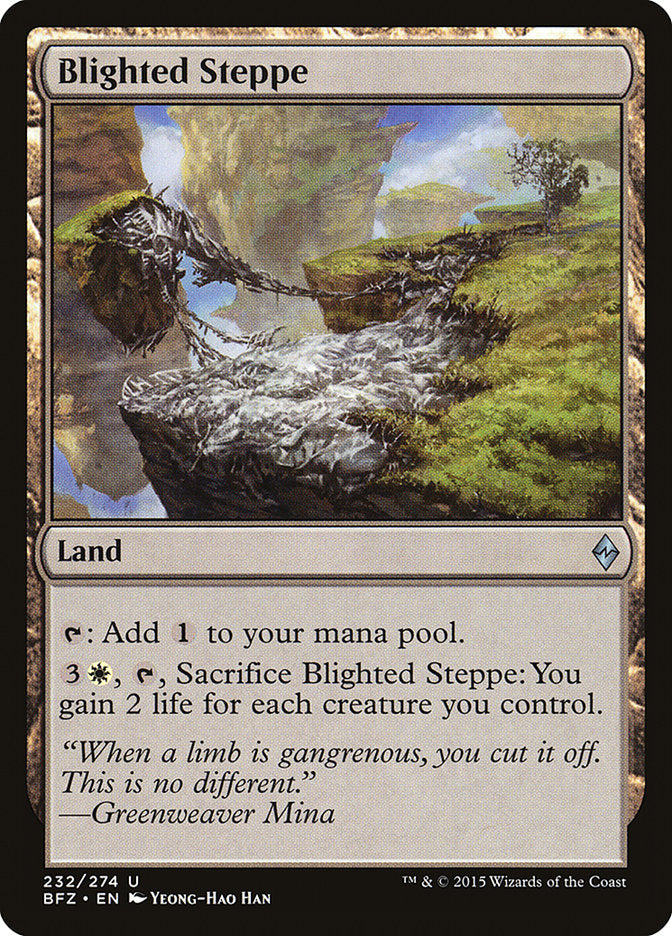 Blighted Steppe [Battle for Zendikar] | Jomio and Rueliete's Cards and Comics