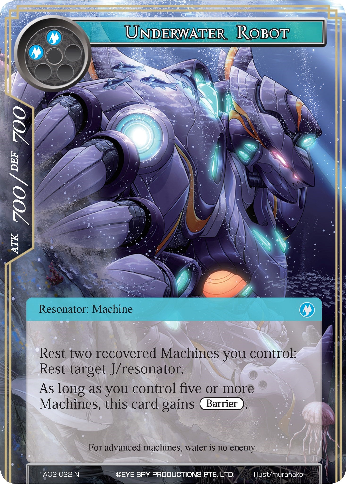 Underwater Robot (AO2-022) [Alice Origin II] | Jomio and Rueliete's Cards and Comics