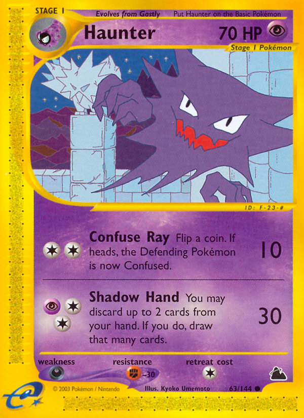 Haunter (63/144) [Skyridge] | Jomio and Rueliete's Cards and Comics