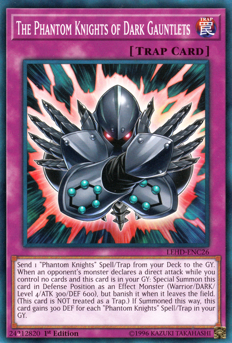 The Phantom Knights of Dark Gauntlets [LEHD-ENC26] Common | Jomio and Rueliete's Cards and Comics