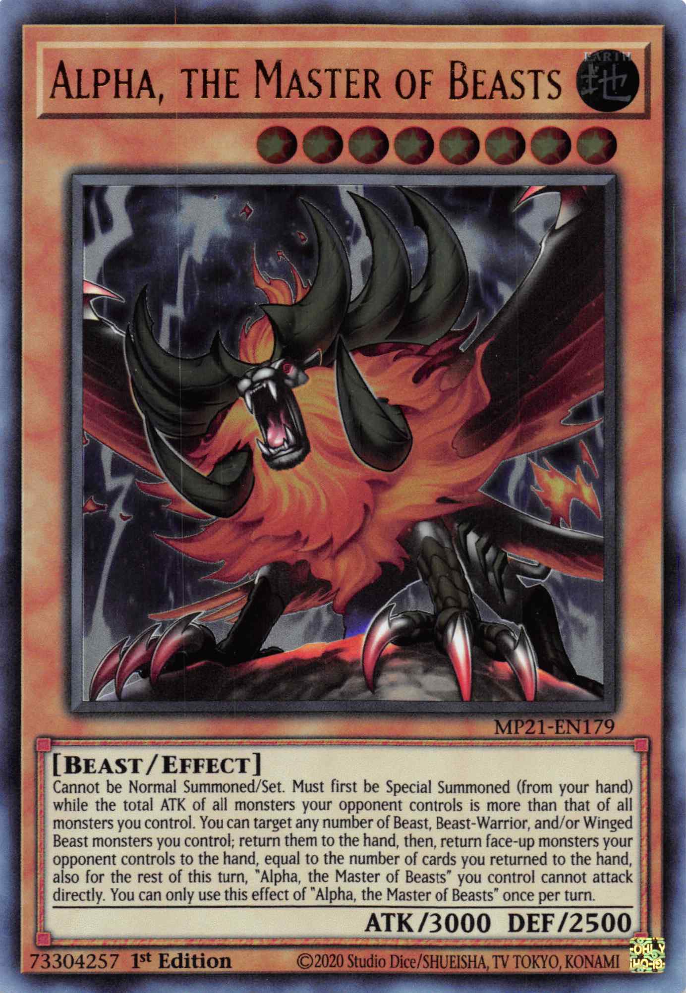 Alpha, the Master of Beasts [MP21-EN179] Ultra Rare | Jomio and Rueliete's Cards and Comics
