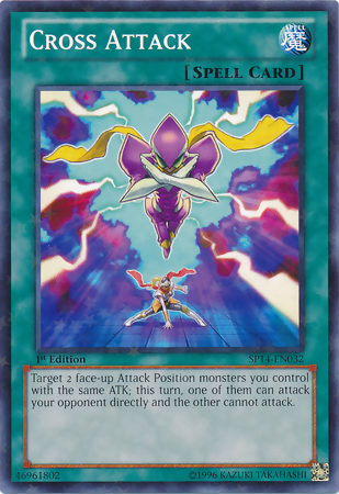 Cross Attack [SP14-EN032] Starfoil Rare | Jomio and Rueliete's Cards and Comics