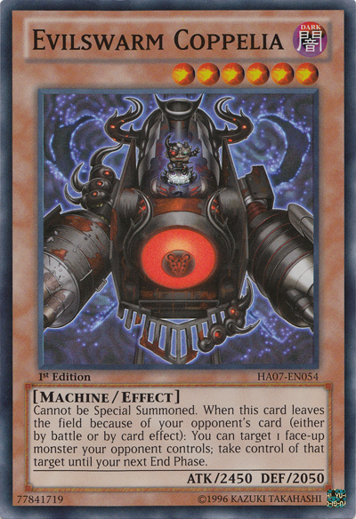 Evilswarm Coppelia [HA07-EN054] Super Rare | Jomio and Rueliete's Cards and Comics