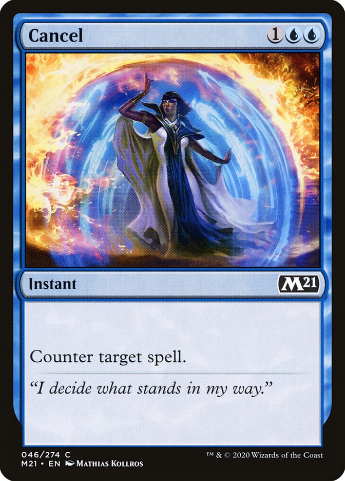 Cancel [Core Set 2021] | Jomio and Rueliete's Cards and Comics