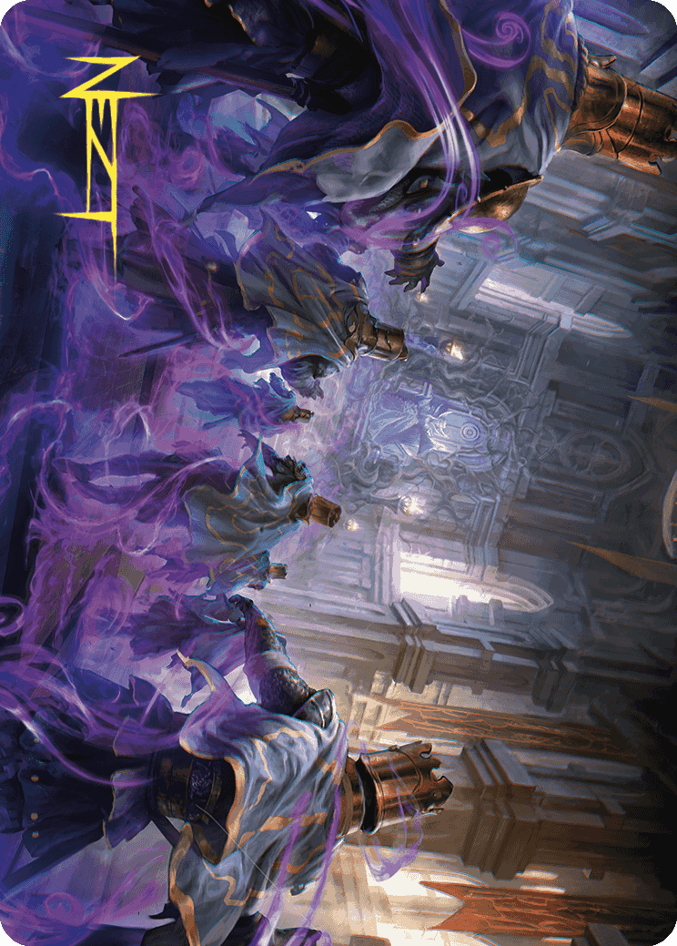 Eerie Interference Art Card (Gold-Stamped Signature) [Wilds of Eldraine Art Series] | Jomio and Rueliete's Cards and Comics