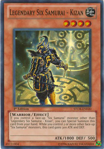Legendary Six Samurai - Kizan [STOR-EN020] Super Rare | Jomio and Rueliete's Cards and Comics