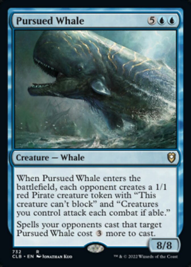 Pursued Whale [Commander Legends: Battle for Baldur's Gate] | Jomio and Rueliete's Cards and Comics