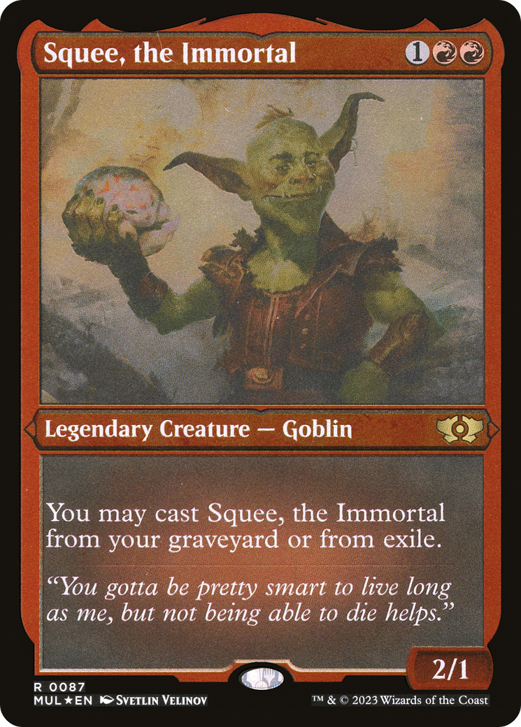 Squee, the Immortal (Foil Etched) [Multiverse Legends] | Jomio and Rueliete's Cards and Comics