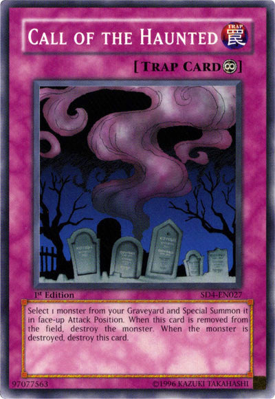 Call of the Haunted [SD4-EN027] Common | Jomio and Rueliete's Cards and Comics