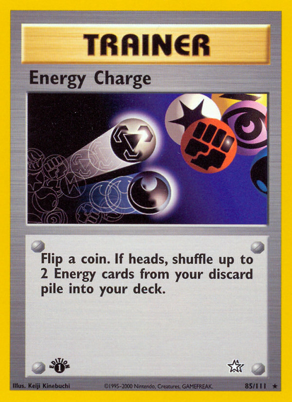 Energy Charge (85/111) [Neo Genesis 1st Edition] | Jomio and Rueliete's Cards and Comics