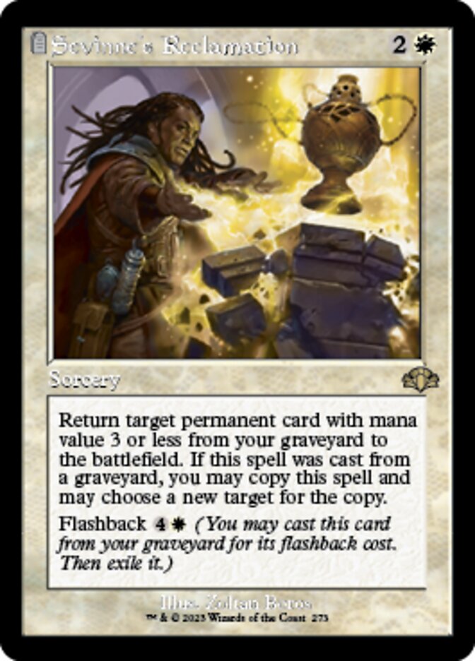 Sevinne's Reclamation (Retro) [Dominaria Remastered] | Jomio and Rueliete's Cards and Comics