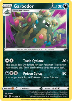 Garbodor (111/185) [Sword & Shield: Vivid Voltage] | Jomio and Rueliete's Cards and Comics