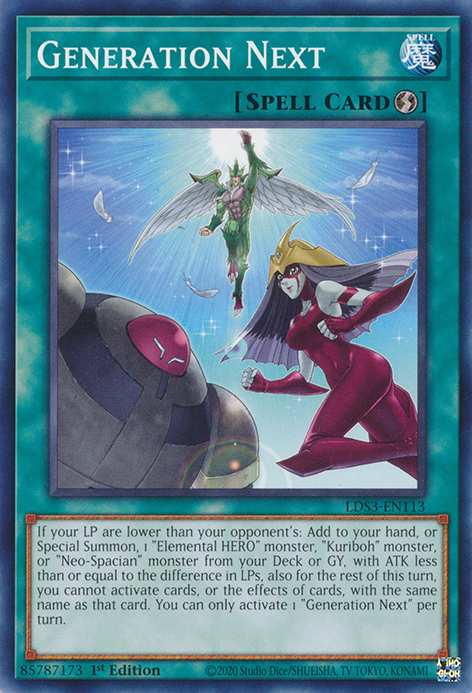 Generation Next [LDS3-EN113] Common | Jomio and Rueliete's Cards and Comics