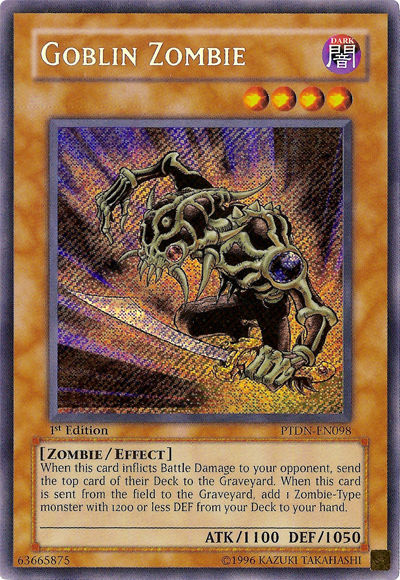 Goblin Zombie [PTDN-EN098] Secret Rare | Jomio and Rueliete's Cards and Comics